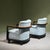 Art Deco Lounge Chairs with Burlwood and Ebonized Frames, Italy, Set of 2 For Sale - Image 10 of 10