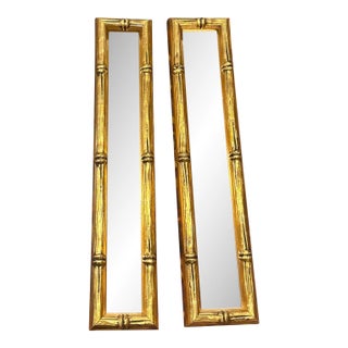 Mid Century Small Mirrors -a Pair For Sale