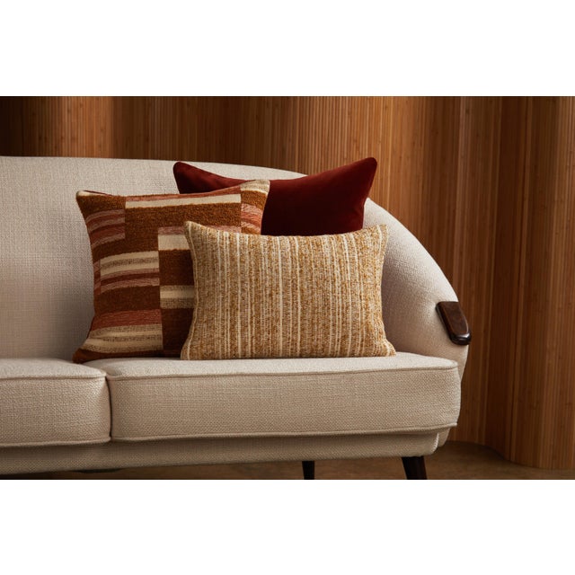 Contemporary Curated Modern Pillow Set- Set of 3 For Sale - Image 3 of 6