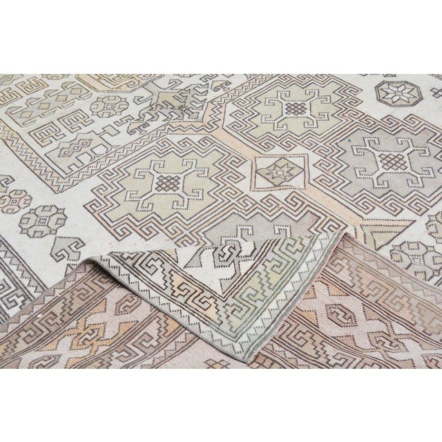 Vintage Turkish Anatolian Hand Knotted Wool Rug, 7x11 For Sale In New York - Image 6 of 6