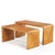 Modern A Nesting Set of Two Parchment Coffee Tables in the Manner of Jean-Michel Frank For Sale - Image 3 of 6