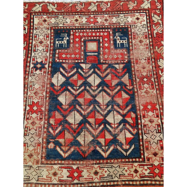 Antique Caucasian Rug. 3'3"x 3'9" For Sale - Image 12 of 18