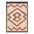 1930s Beige Medallion Antique American Navajo Rug 5' X 6'10" Flatweave Wool Carpet For Sale