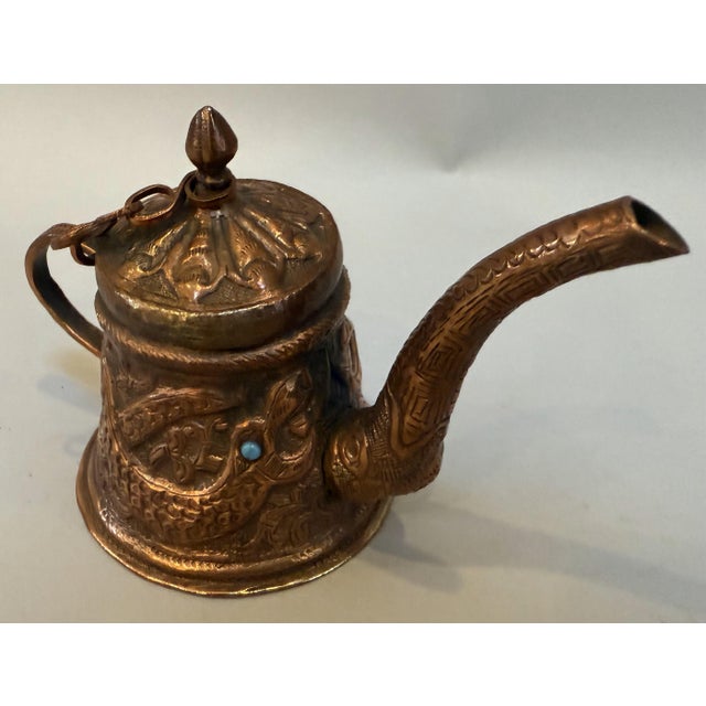 Metal 18th Century Indian "Bidri Ware" Hookah Base For Sale - Image 7 of 11