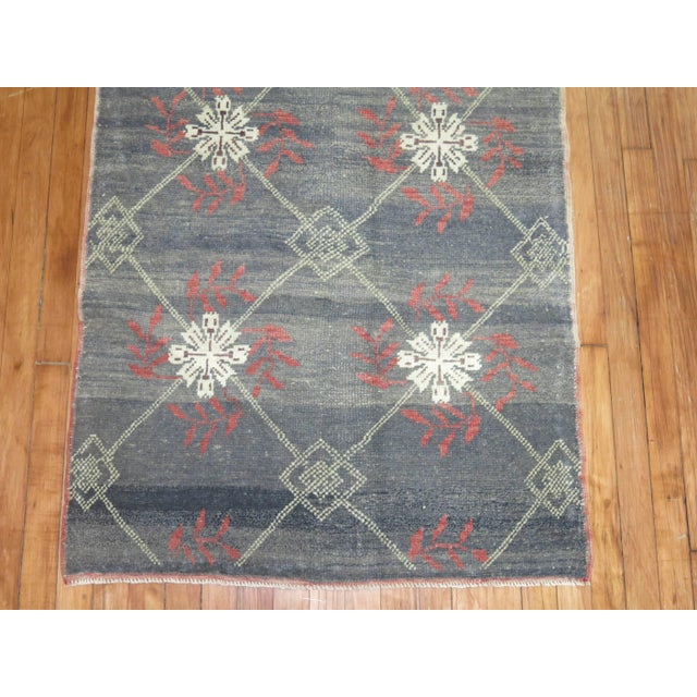 Zabihi Collection Vintage Turkish Konya Small Rug - 2'10" x 5'1" For Sale - Image 17 of 18