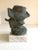 1950s Terracotta Sculpture of Cyrano De Bergerac on Marble Base For Sale - Image 11 of 12