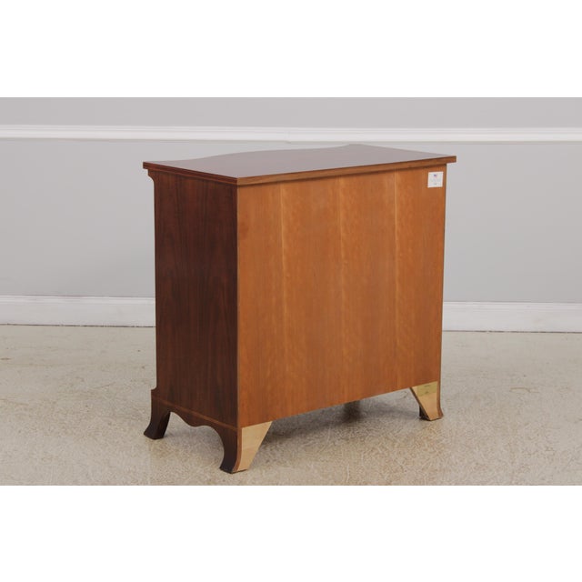 Baker Inlaid Walnut Colonial Williamsburg Virginia Chest For Sale - Image 14 of 18
