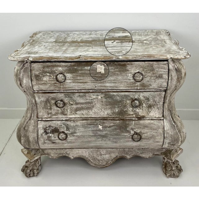 Wood 19th Century Dutch Bombe Commode For Sale - Image 7 of 10