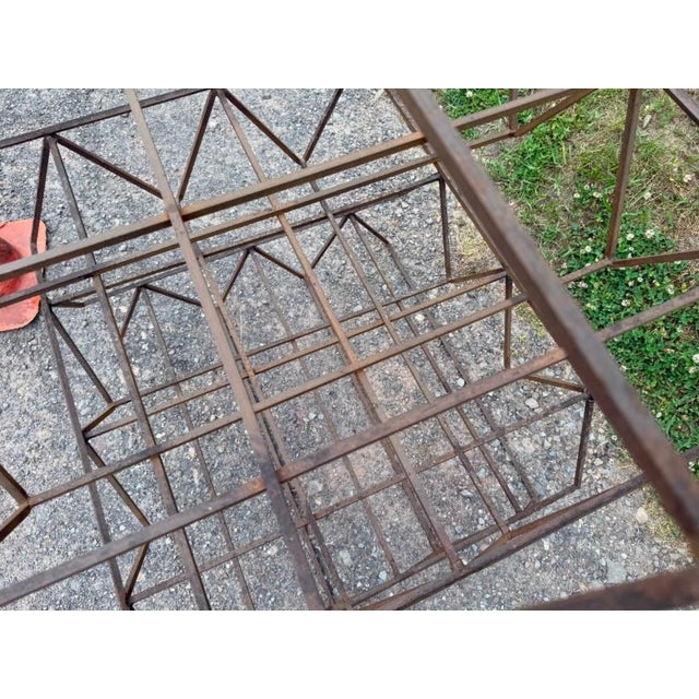 "Rust" — Abstract Steel Sculpture, Herbert Simon Estate, 1971 For Sale - Image 4 of 7