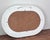 Vintage Large Oval Woven Rattan Framed Mirror For Sale - Image 10 of 11