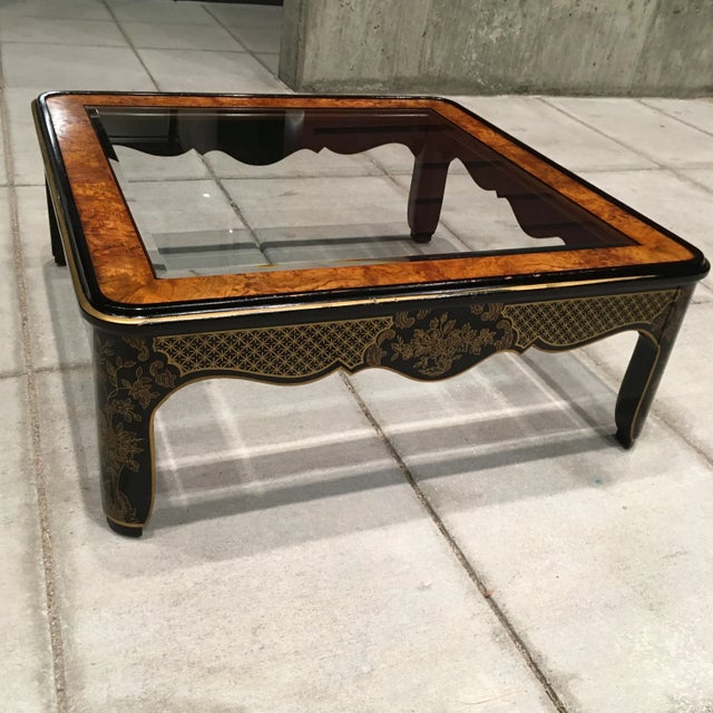 Mid-Century Modern Midcentury Chinoiserie Drexel “Et Cetera” Coffee Table For Sale - Image 3 of 13