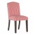 Cami Dining Chair in Red Candy Stripe For Sale