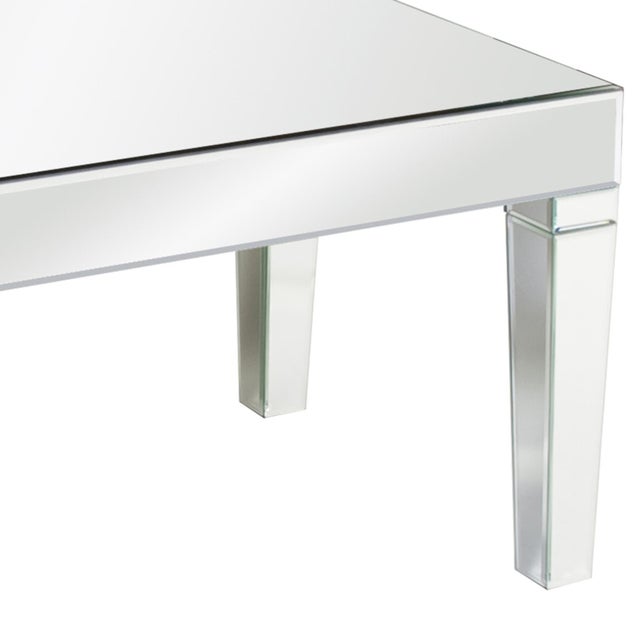 Kenneth Ludwig Chicago Mirrored Coffee Table For Sale - Image 4 of 9
