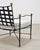 Pair of Mario Papperzini Amalfi Iron Lounge Chairs and Ottomans For Sale - Image 10 of 18