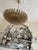 Large Murano Chandelier with Sand Colored Prisms in the style of Carlo Scarpa For Sale - Image 3 of 9