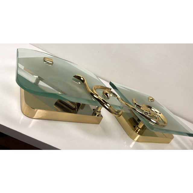 Italian Wall Lights by Fratelli Martini Italy, 1970s, Set of 2 For Sale - Image 6 of 18