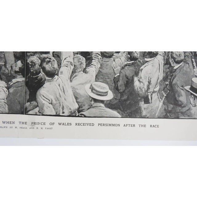 1896 Derby Winner Persimmon Prince of Wales Race Horse Print For Sale - Image 4 of 6