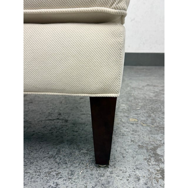 White Rowe Furniture Times Square Ottoman For Sale - Image 8 of 12