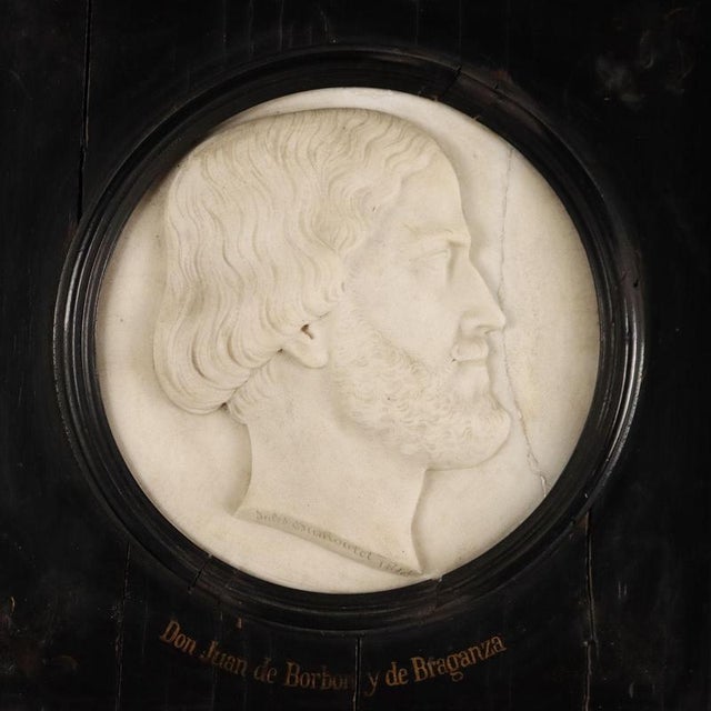 Marble Portrait of Jules Dumoutet For Sale - Image 3 of 11