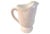 1950s Mid-Century Large White Harvest Grape Milk Glass Footed Pitcher For Sale - Image 5 of 5