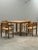 Very beautiful and absolutely rare Derk Jan De Vries for Maisa Di Seveso Milano "Samara" dining room set consisting of...