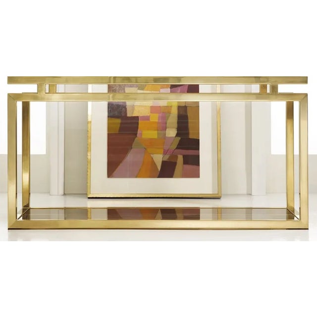 Modern History Home Modern History Stacked Console Table For Sale - Image 4 of 4