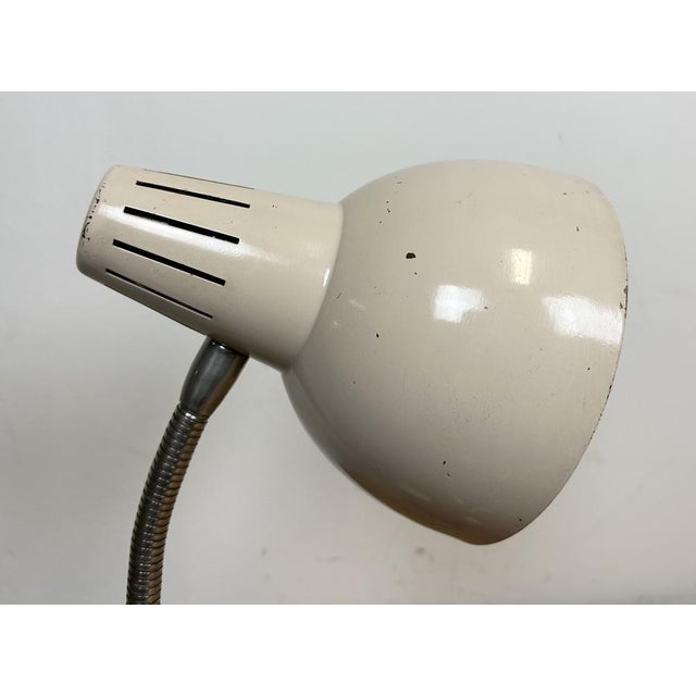 Metal Vintage Industrial Gooseneck Table Lamp, 1960s For Sale - Image 7 of 17