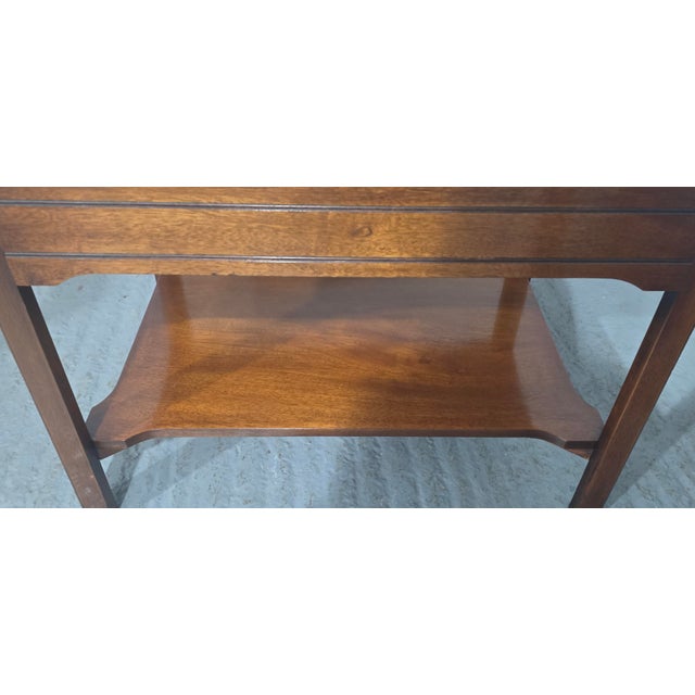 Vintage Mahogany Side Tables, 1920, Set of 2 For Sale - Image 14 of 15