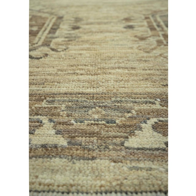 Turkish Turkish Oushak Rug 7'11" x 10'2" #20306 For Sale - Image 3 of 8