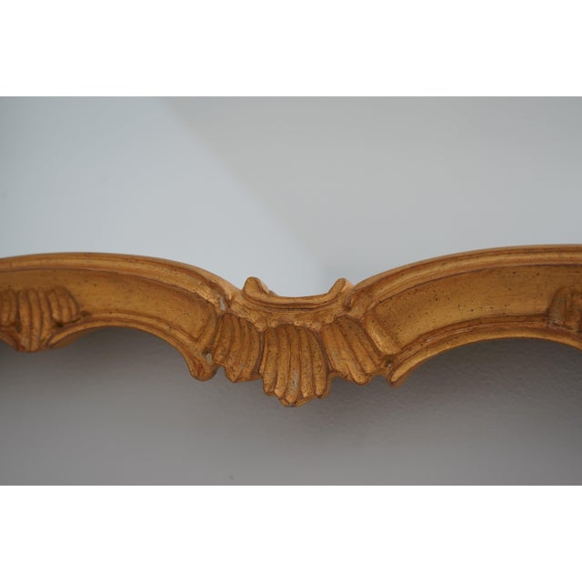 1990s Carvers Guild Gold Finish Decorator Mirror For Sale - Image 5 of 10