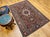 Vintage Kashan Rug, Hand-Knotted Wool, Floral Pattern, Navy & Ivory, 5x7 For Sale - Image 11 of 18