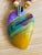 2020s Artisan Multigemstone Necklace With Agate Heart Pendant and Patinated Copper For Sale - Image 5 of 9
