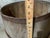 Antique Oak Barrel Weathered Staves Forged Iron Bands Farmhouse Primitive For Sale - Image 4 of 7