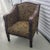 American Empire Mahogany Club Chair With Custom Animal Print Upholstery For Sale - Image 4 of 9