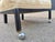 Vintage Mid-Century Modern Slipper Lounge Chair, Ebonized Frame, Chrome Ball Casters, Tufted Brocade, Probber Style For Sale - Image 9 of 11