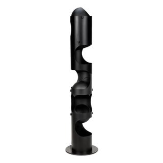 NOIR Columna Floor Lamp, Black Iron For Sale