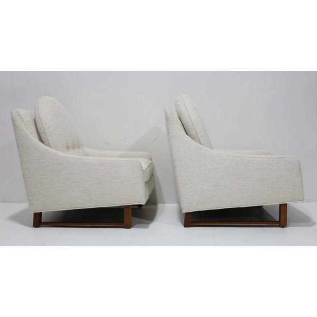 Harvey Probber Harvey Probber Lounge Chairs in Holly Hunt Great Plains, Attributed - Set of 2 For Sale - Image 4 of 13