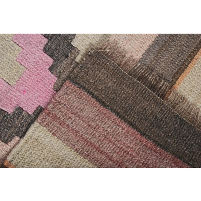 Vintage Turkish Long Kilim Runner Rug 2'7'' X 20'12'' For Sale - Image 12 of 13