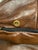 Vintage Distressed Leather Square Accent Throw Pillow Covers (Set of 2) 20"x20" For Sale - Image 4 of 13