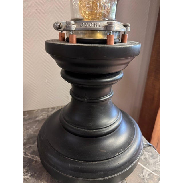 1930s Lamp Resembling a Blown Glass Scientific Tube, 1930s For Sale - Image 5 of 8