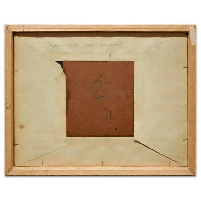 How Tall I Am! - Original Tempera on Paper by Renato Rascel - 1970s 1970s For Sale - Image 3 of 4