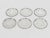 Metal Early 20th Century Georg Jensen Sterling Silver Ornamental #51 Butter Pats - Set of 6 For Sale - Image 7 of 14