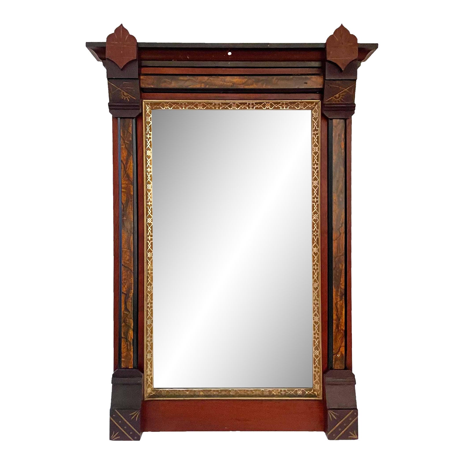 Antique Victorian Eastlake Mirror Chairish