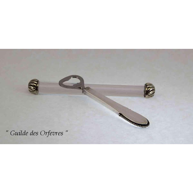 "Description : Georg Jensen Sterling Silver Bottle Opener Beaded. Pattern : Bead - Size : 6 ¼ in. Weight: Oz Vintage...