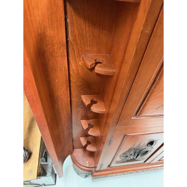 Oriental Hardwood Cocktail Cabinet, 1960s For Sale - Image 4 of 15