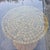 1970s 1970s Signed McGuire Bamboo Rattan Wheat Sheaf Pedestal Base 45” Round Glass Top Dining Table For Sale - Image 5 of 17