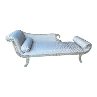 Modern Cleopatra Chaise Lounge Fainting Couch For Sale