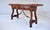 Spanish 20th Century Spanish Fold Out Dining and Console Table With Iron Stretcher and Two Drawers For Sale - Image 3 of 17