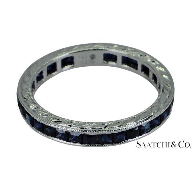 14K White Gold Natural Diamond Ring Metal Type: 14K White Gold Total Item Weight: 2.19 Grams Ring Size: 6.5 (Not Sizeable)...