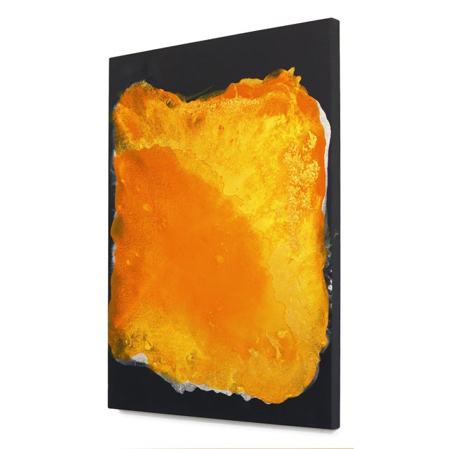 In the Light - Minimalist Yellow Abstract Contemporary Original Artwork by Clara Berta For Sale In Los Angeles - Image 6 of 9